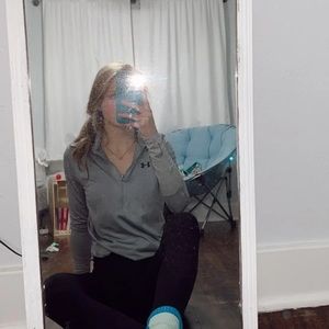 Under Armour grey quarter zip